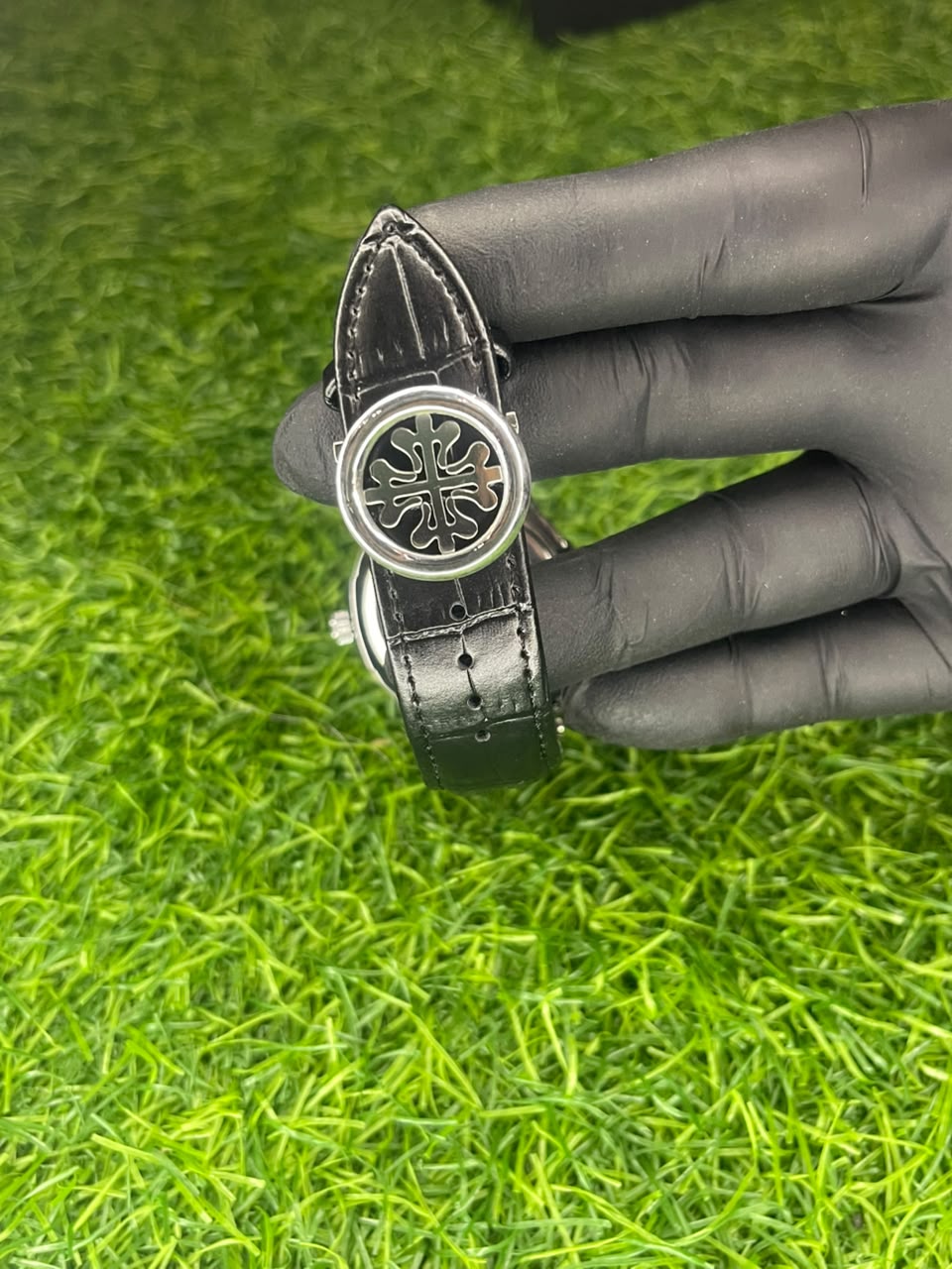 Patek Philippe Nautilus Style Black Dial Watch | Aziz Store