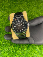Patek Philippe Nautilus Style Black Dial Watch | Aziz Store