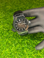 Patek Philippe Nautilus Style Black Dial Watch | Aziz Store