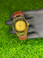 Patek Philippe Nautilus Style Gold Yellow Dial Watch | Aziz Store
