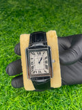 Cartier Tank Style Ivory Dial Watch | Aziz Store