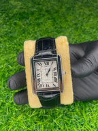 Cartier Tank Style Ivory Dial Watch | Aziz Store