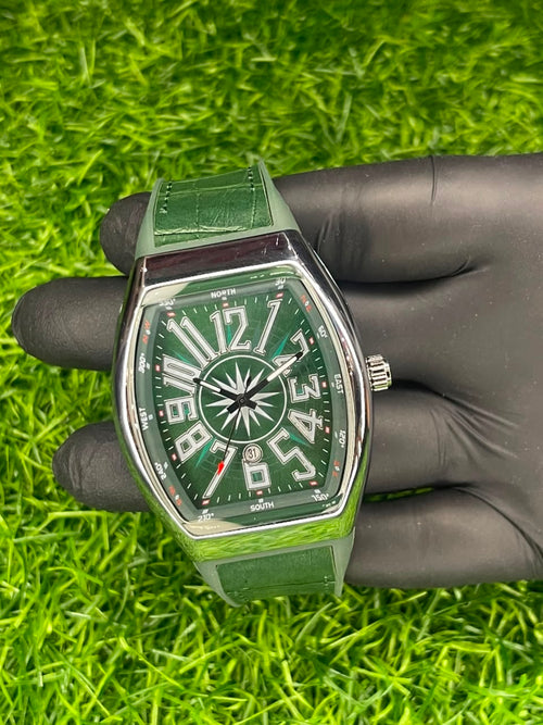 Franck Muller Style Green Dial Luxury Watch | Aziz Store