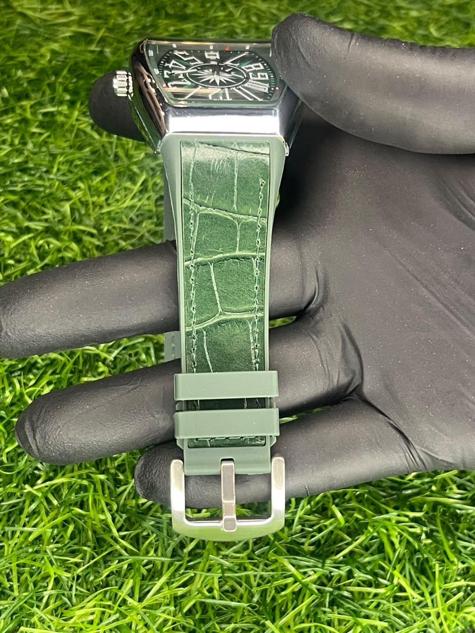 Franck Muller Style Green Dial Luxury Watch | Aziz Store
